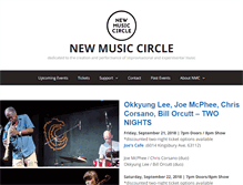 Tablet Screenshot of newmusiccircle.org